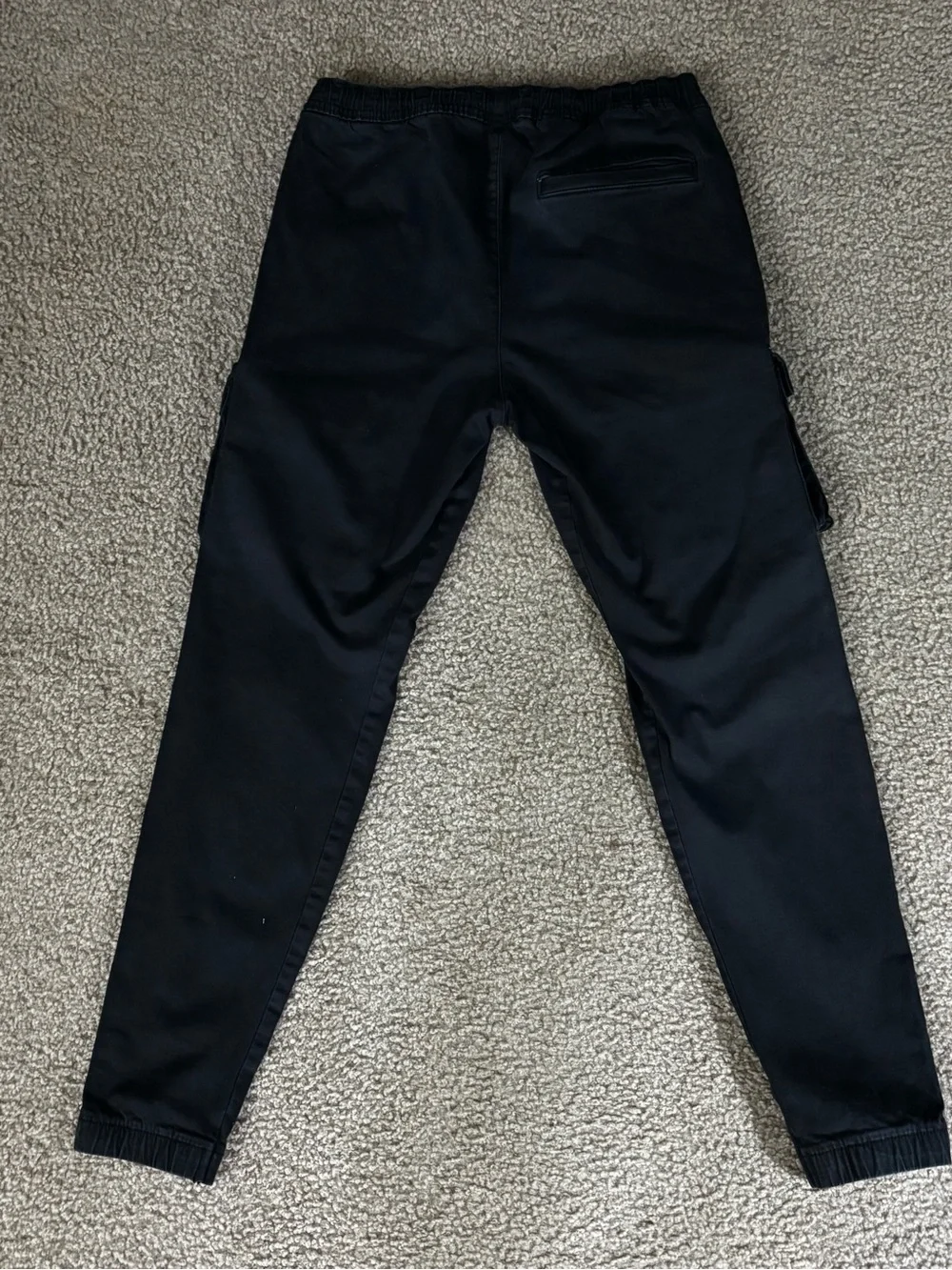 Hollister Black Cargo Jogger Pants